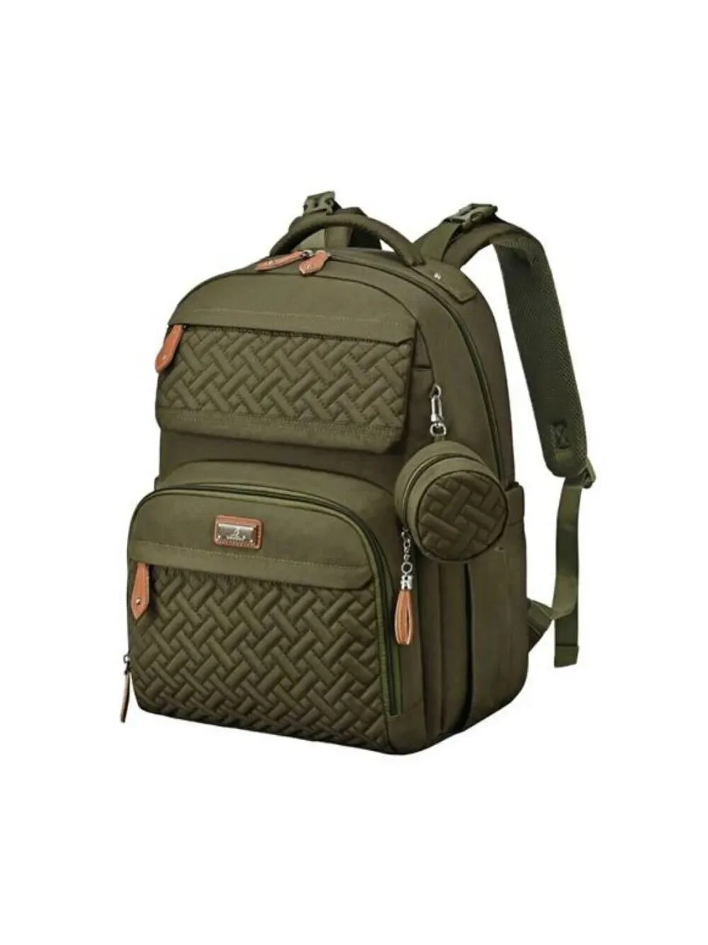 BabbleRoo Diaper Bag Backpack Waterproof Travel Baby Bag with Changing Pad